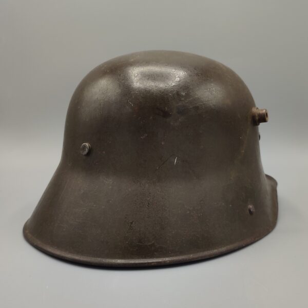 M16 GERMAN STEEL HELMET REARVIEW
