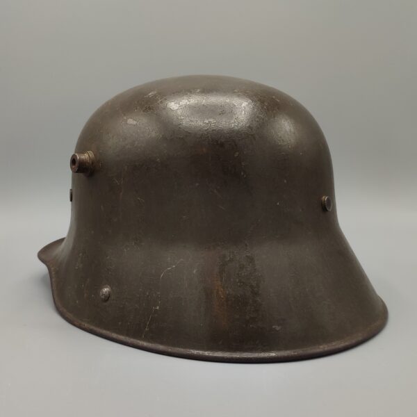 M16 GERMAN STEEL HELMET REARVIEW