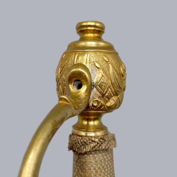 OFFICER SWORD WITH MONOGRAM OF AUGUSTUS II THE STRONG