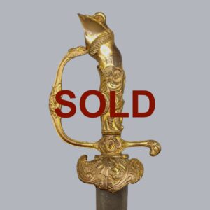 GERMAN DAMASCENED HUNTING SABRE