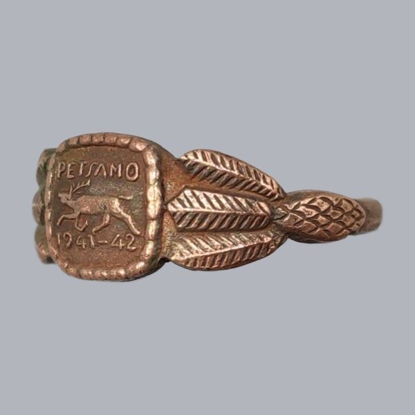 FINNISH PETSAMO COMMEMORATIVE MILITARY RING