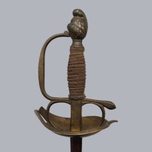 SOUTH EUROPEAN BRASS-HILTED DUELLING SMALLSWORD