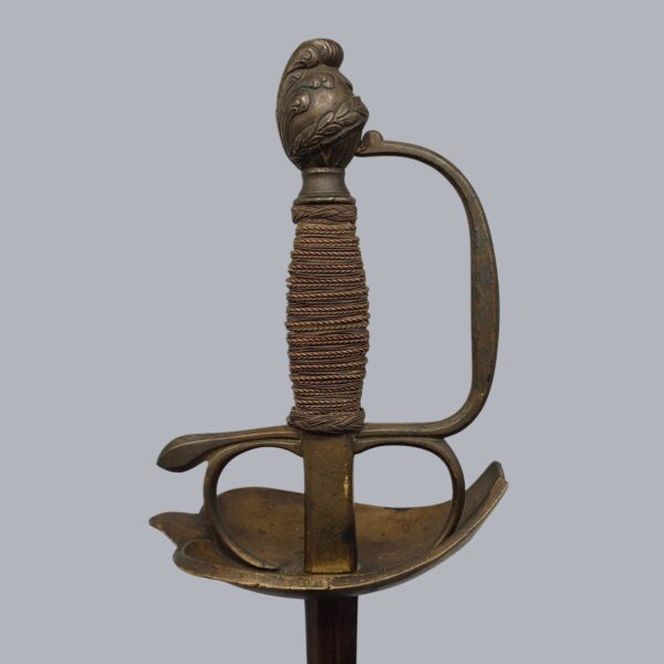 SOUTH EUROPEAN BRASS-HILTED DUELLING SMALLSWORD