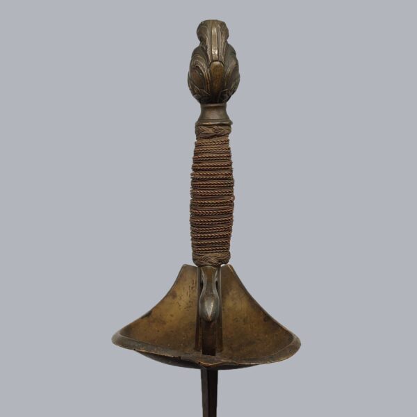 SOUTH EUROPEAN BRASS-HILTED DUELLING SMALLSWORD