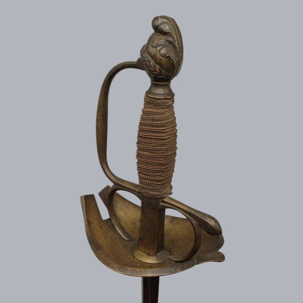 SOUTH EUROPEAN BRASS-HILTED DUELLING SMALLSWORD