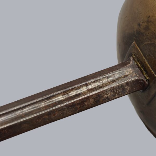 SOUTH EUROPEAN BRASS-HILTED DUELLING SMALLSWORD