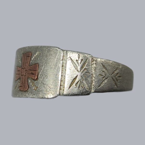 FINNISH WWII TRENCH ART MILITARY RING