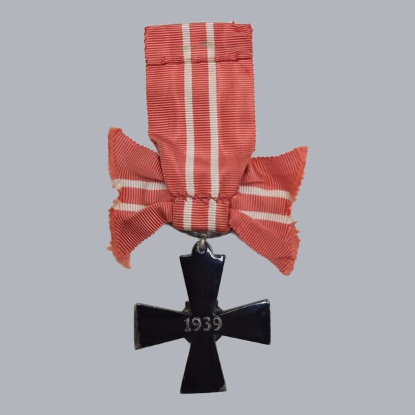 FINNISH CROSS OF LIBERTY 4TH CLASS 1939 & CERTIFICATE