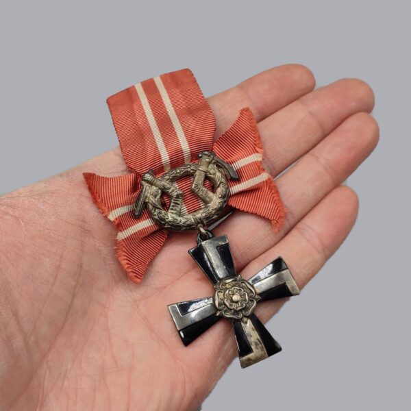 FINNISH CROSS OF LIBERTY 4TH CLASS 1939 & CERTIFICATE