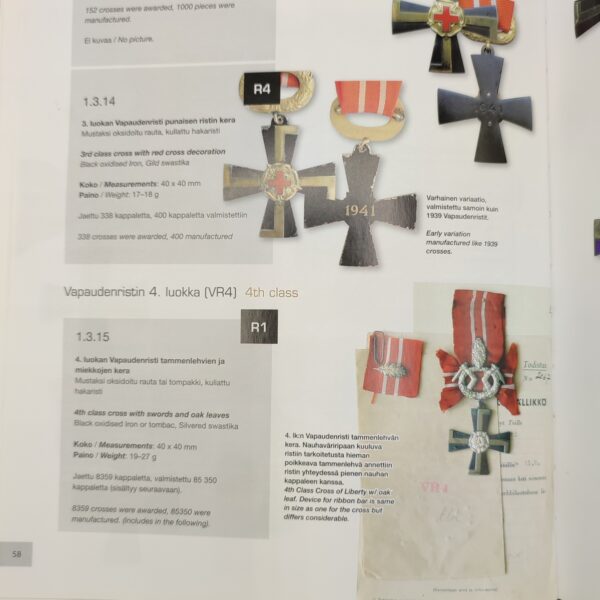 FINNISH 4TH CLASS CROSS OF LIBERTY 1941