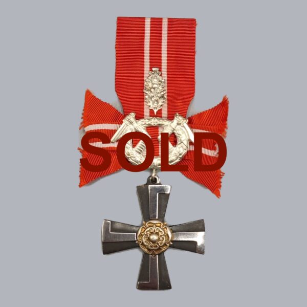 FINNISH 4TH CLASS CROSS OF LIBERTY 1941