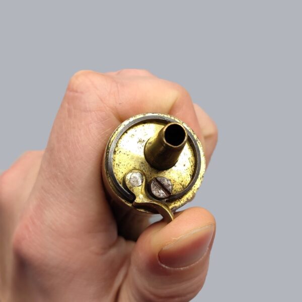 AMERICAN COPPER & BRASS POWDER FLASK