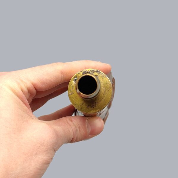 ENGLISH COPPER & BRASS POWDER FLASK
