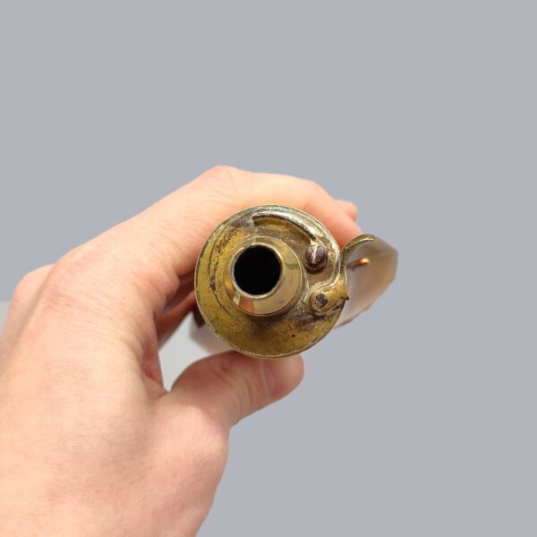 EUROPEAN COPPER & BRASS POWDER FLASK