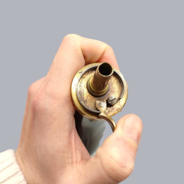 AMERICAN COPPER & BRASS POWDER FLASK