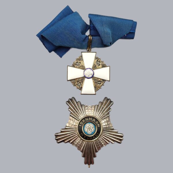 FINNISH 1ST CLASS COMMANDER'S CROSS OF THE WHITE ROSE OF FINLAND