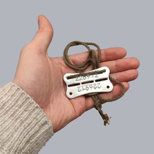 FINNISH WWII DOG TAG (CONTINUATION WAR)