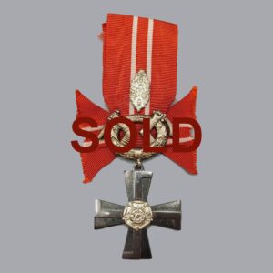 FINNISH CROSS OF LIBERTY (4TH CLASS + OAK LEAVES 1941)