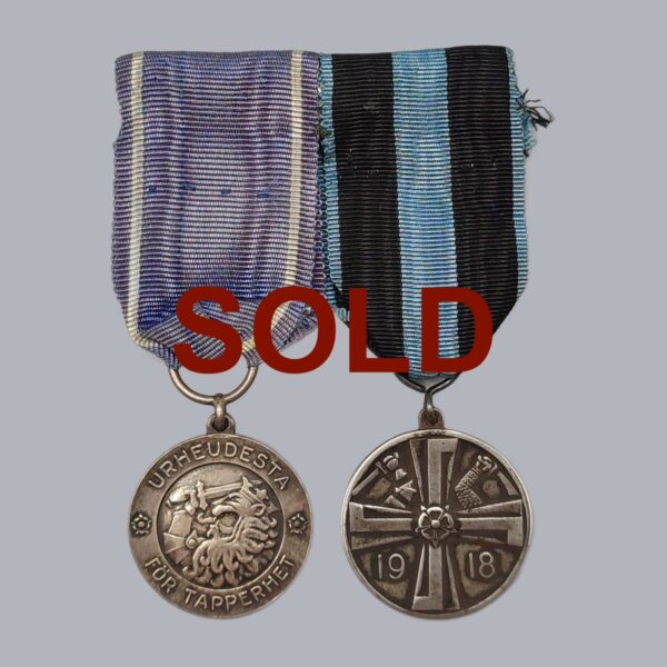 FINNISH WWI MEDAL BAR