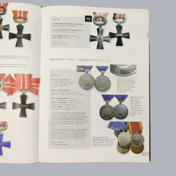 FINNISH 1ST CLASS MEDAL OF LIBERTY 1939