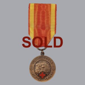 FINNISH 2ND CLASS RED-CROSSED MEDAL OF LIBERTY 1939