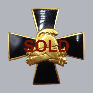 FINNISH BADGE OF THE SUOMENLINNA COASTAL REGIMENT