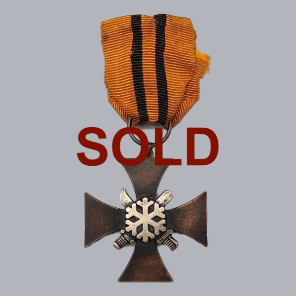 FINNISH WWII CAMPAIGN CROSS (KESKI-KANNAS)