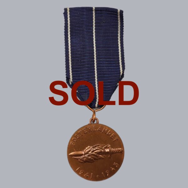 FINNISH-SWEDISH COMMEMORATIVE MEDAL OF THE 1941-1945 CONTINUATION WAR