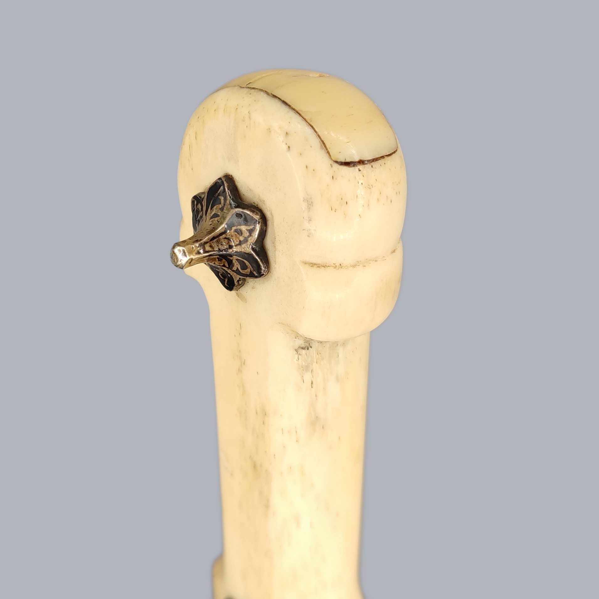 CAUCASIAN KINDJAL DAGGER WITH NIELLO SILVER MOUNTS - Image 6