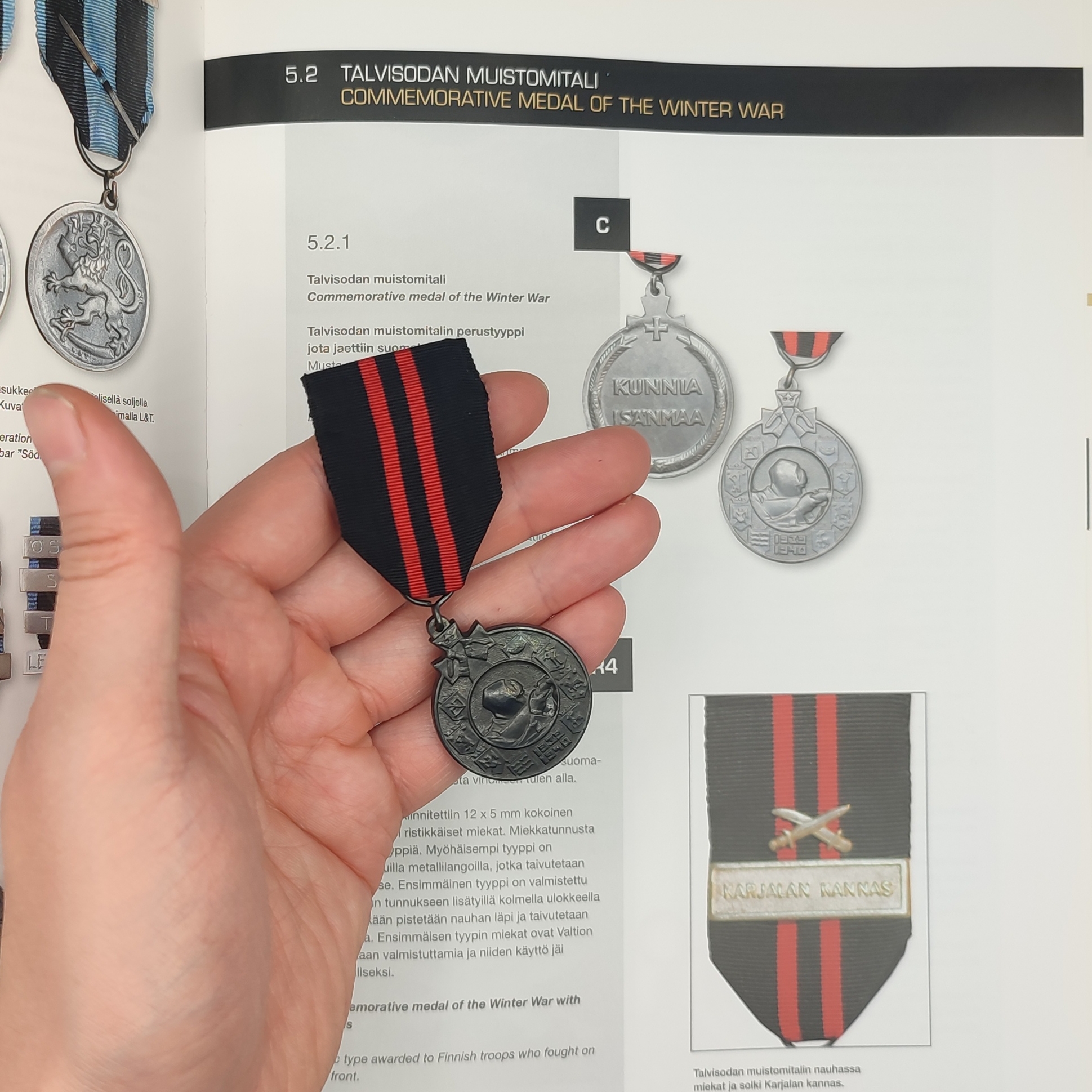 FINNISH WWII COMMEMORATIVE MEDAL OF THE WINTER WAR 1939-1940