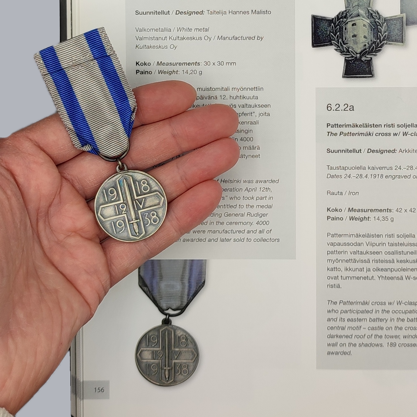 FINNISH WWI CAMPAIGN MEDAL OF THE LIBERATION OF HELSINKI 1918