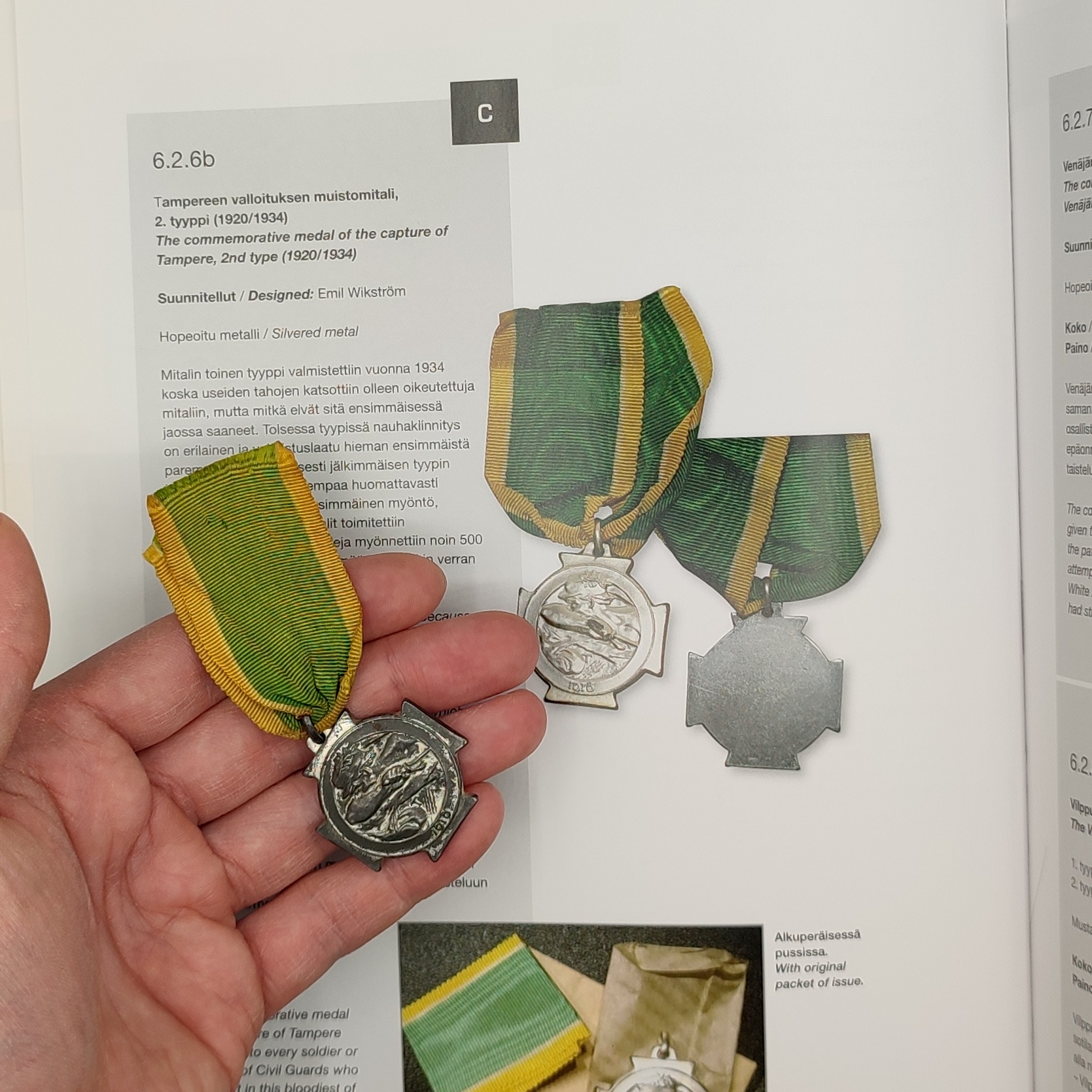 FINNISH WWI CAMPAIGN MEDAL OF THE CAPTURE OF TAMPERE 1918