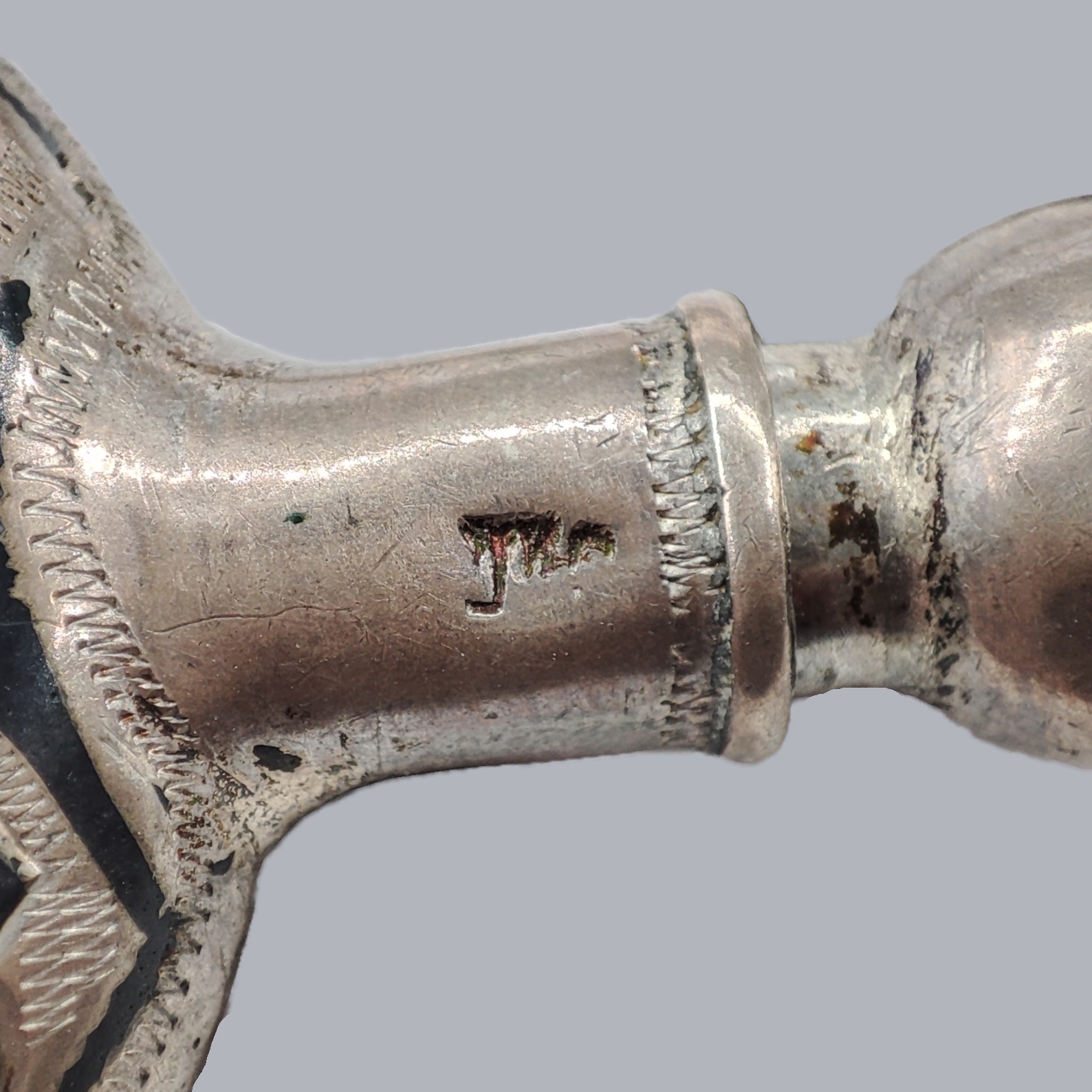 CAUCASIAN NIELLO SILVER PERFUME BOTTLE