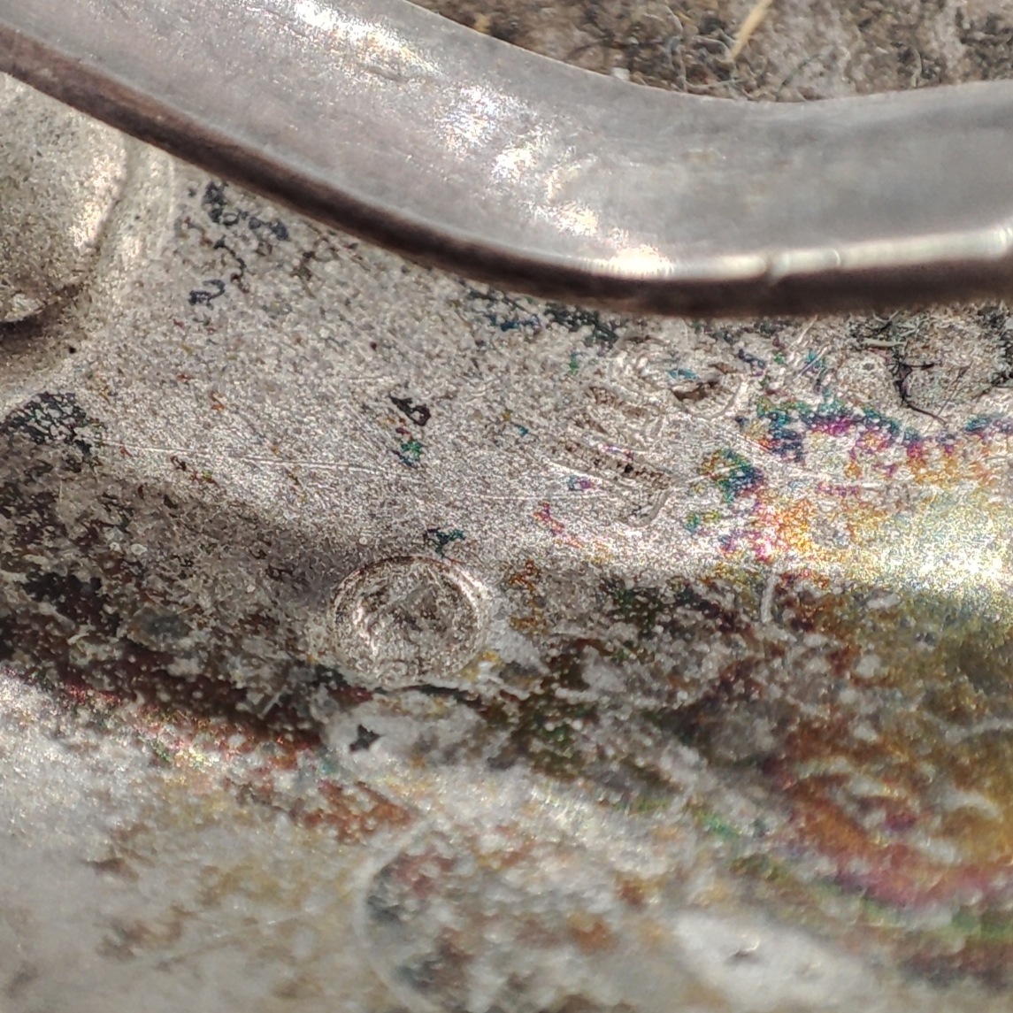 CAUCASIAN NIELLO SILVER PERFUME BOTTLE