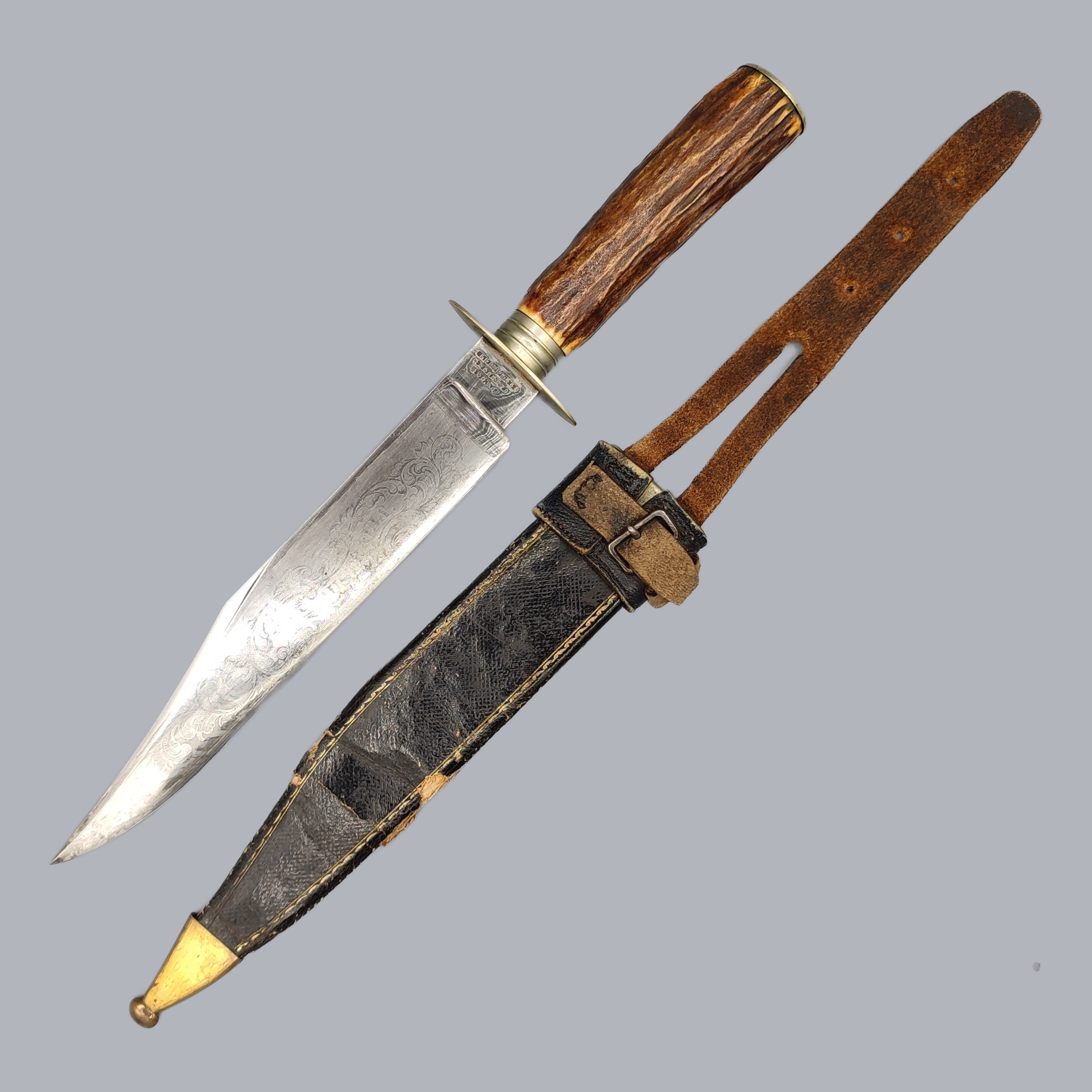 AUSTRALIAN 1850S EXPORT BOWIE KNIFE BY JAMES RODGERS