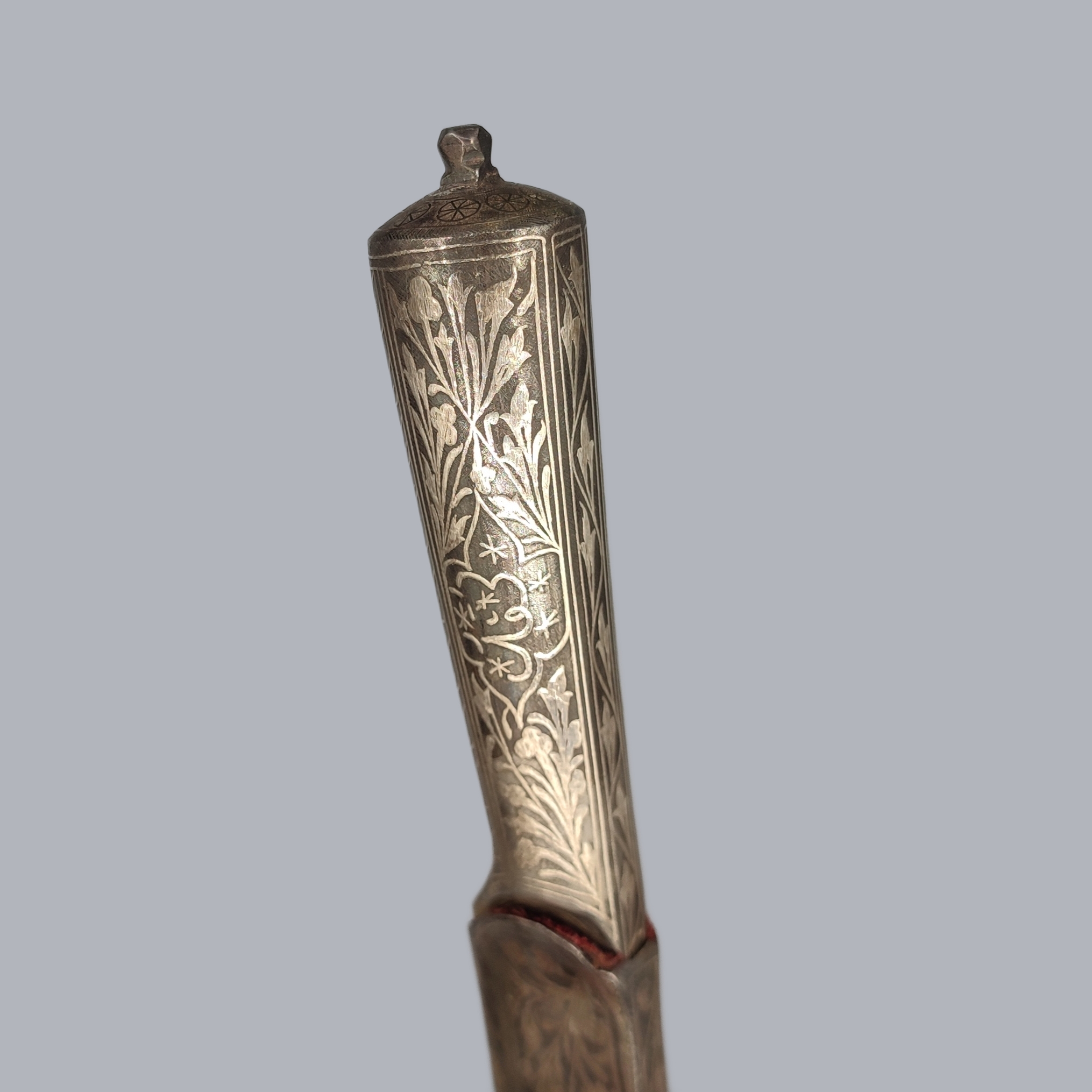 SYRIAN KARD KNIFE WITH SILVER KOFTGARI WORK