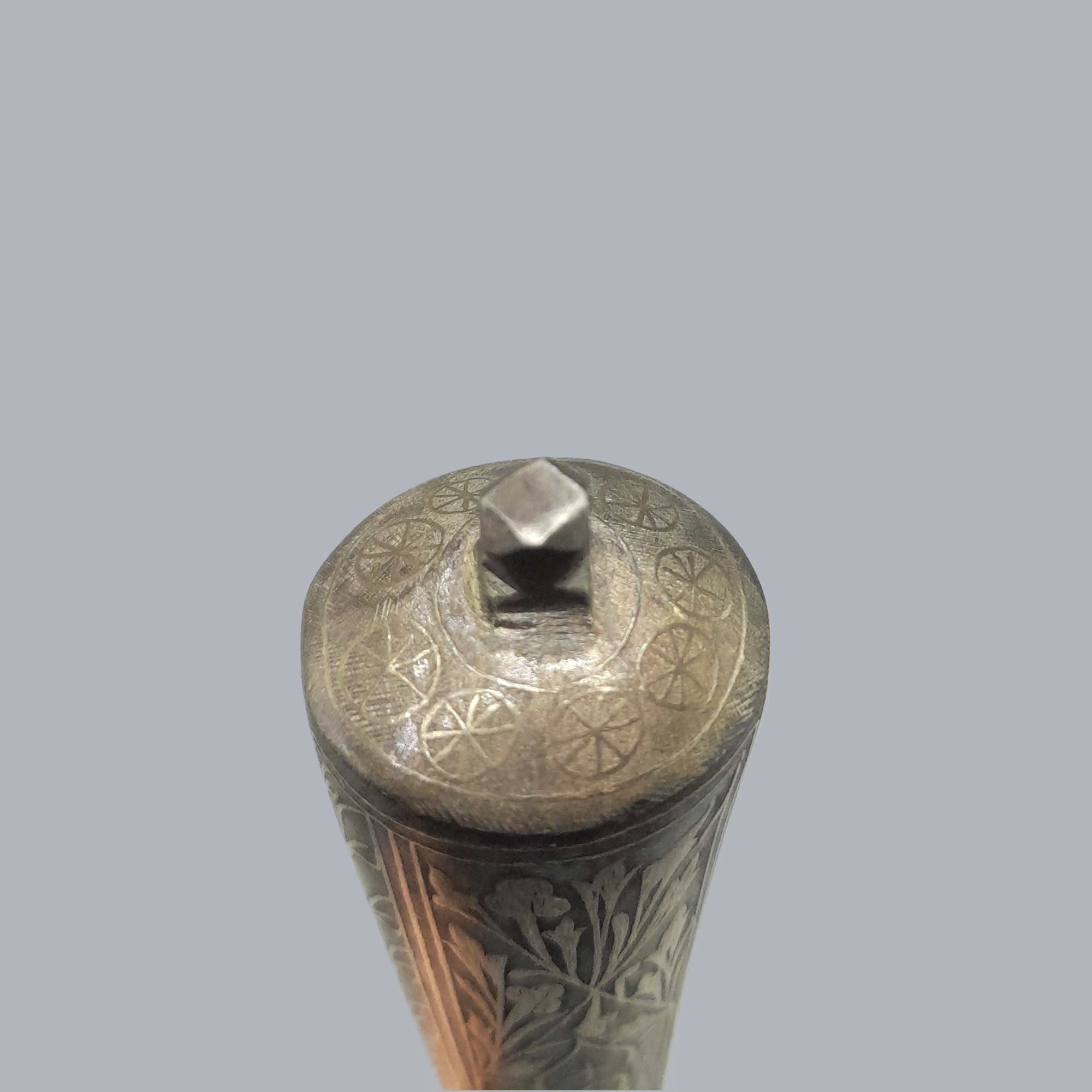 Vintage Syrian Kard Dagger Silver Koftgari Work