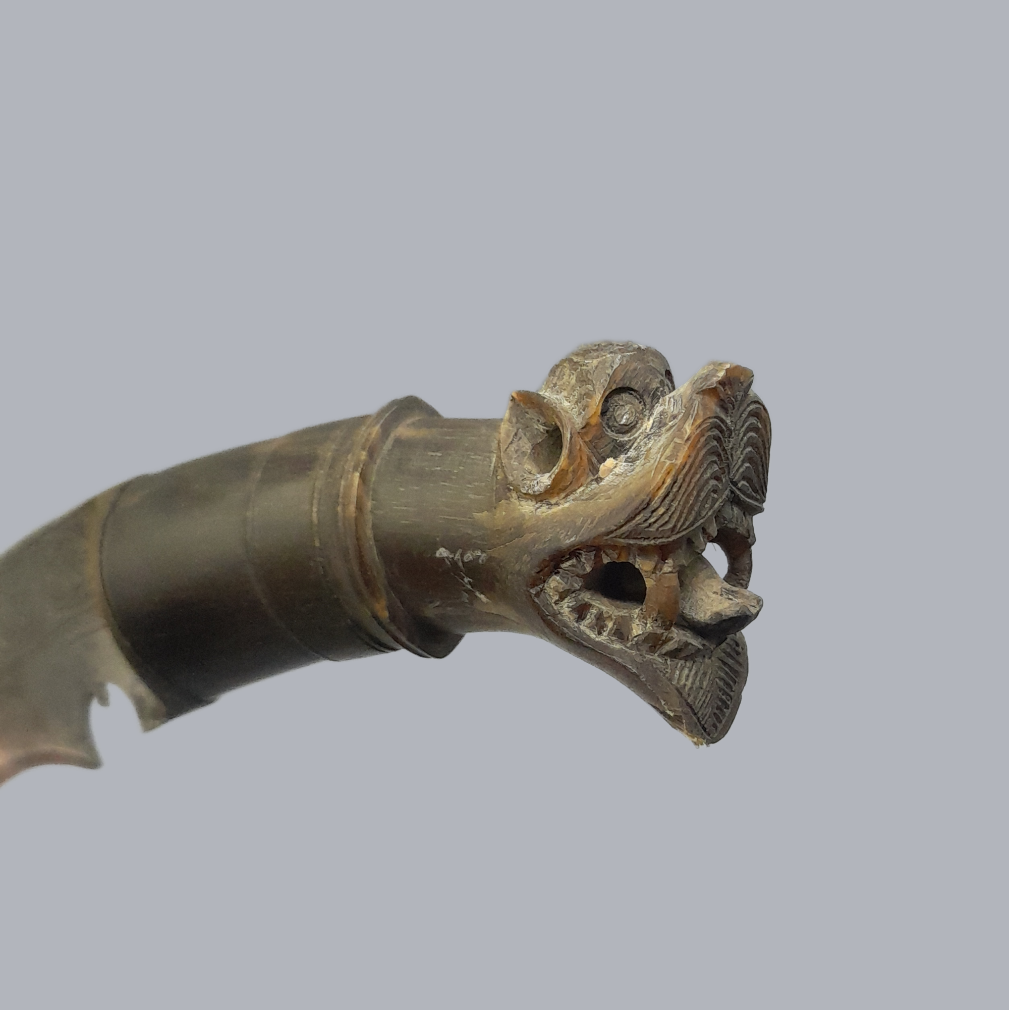 HORN-HILTED KUKRI DAGGER - Image 9