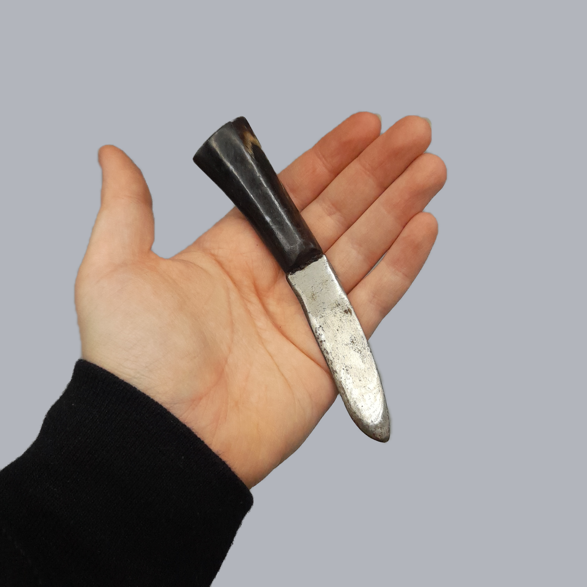 Vintage Nepalese Kukri Dagger Silver Mounted Blade