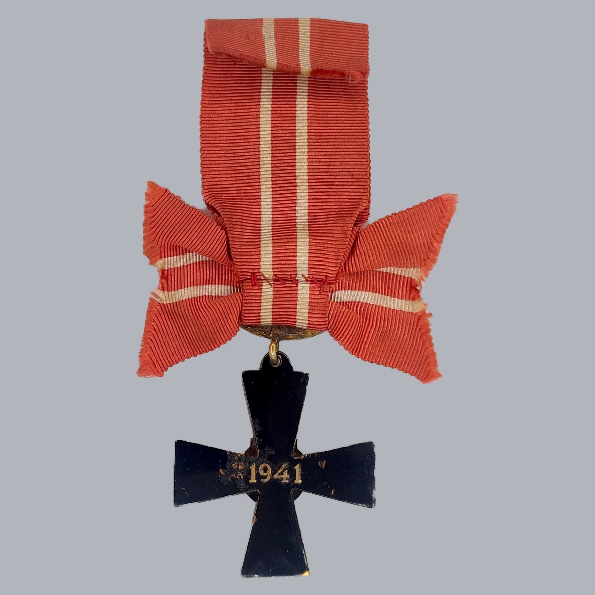 FINNISH WWII CROSS OF LIBERTY 3RD CLASS 1941 WITH SWORDS
