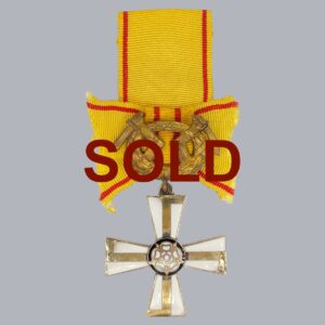 FINNISH WWI CROSS OF LIBERTY 2ND CLASS 1918 WITH SWORDS