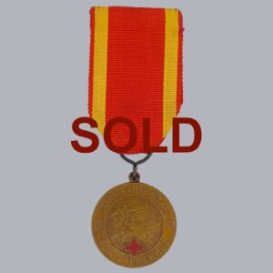 FINNISH WWII MEDAL OF LIBERTY 2ND CLASS 1941 WITH RED CROSS