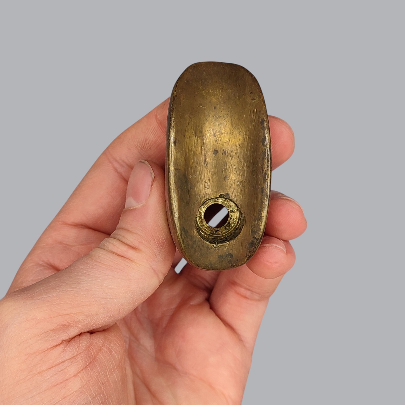 RUSSIAN SET OF THREE BRASS SABRE PARTS