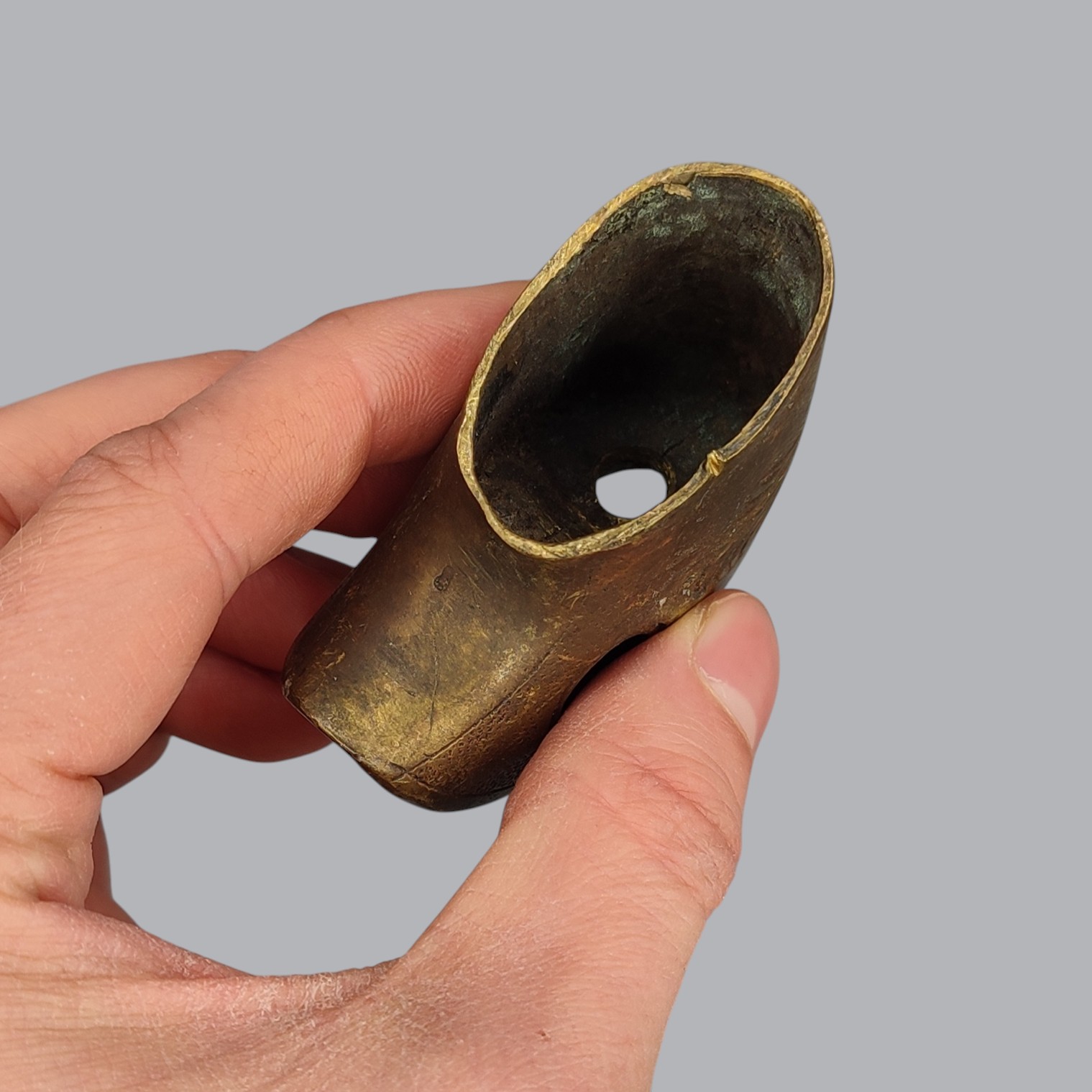 RUSSIAN SET OF THREE BRASS SABRE PARTS