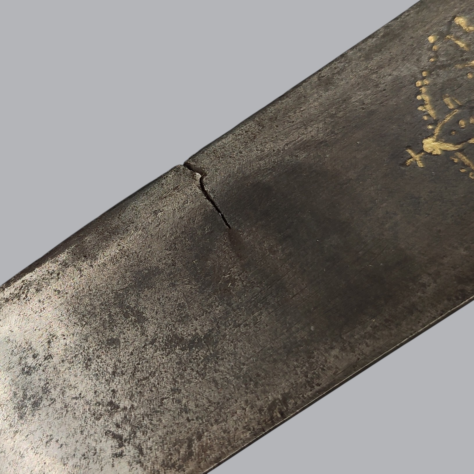 GERMAN 1770s HUNTING SWORD WITH MONOGRAM OF FREDERICK AUGUSTUS I
