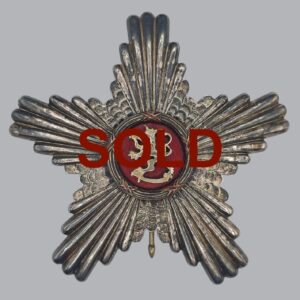 FINNISH LION OF FINLAND COMMANDER BREAST STAR