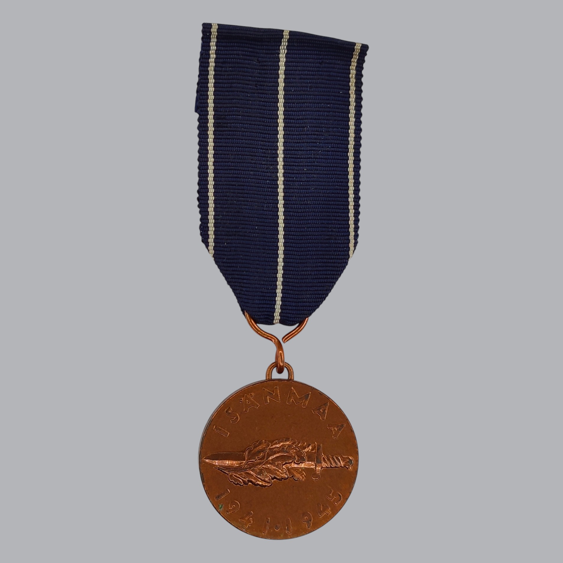 FINNISH WWII COMMEMORATIVE MEDAL OF THE CONTINUATION WAR & DOCUMENTS