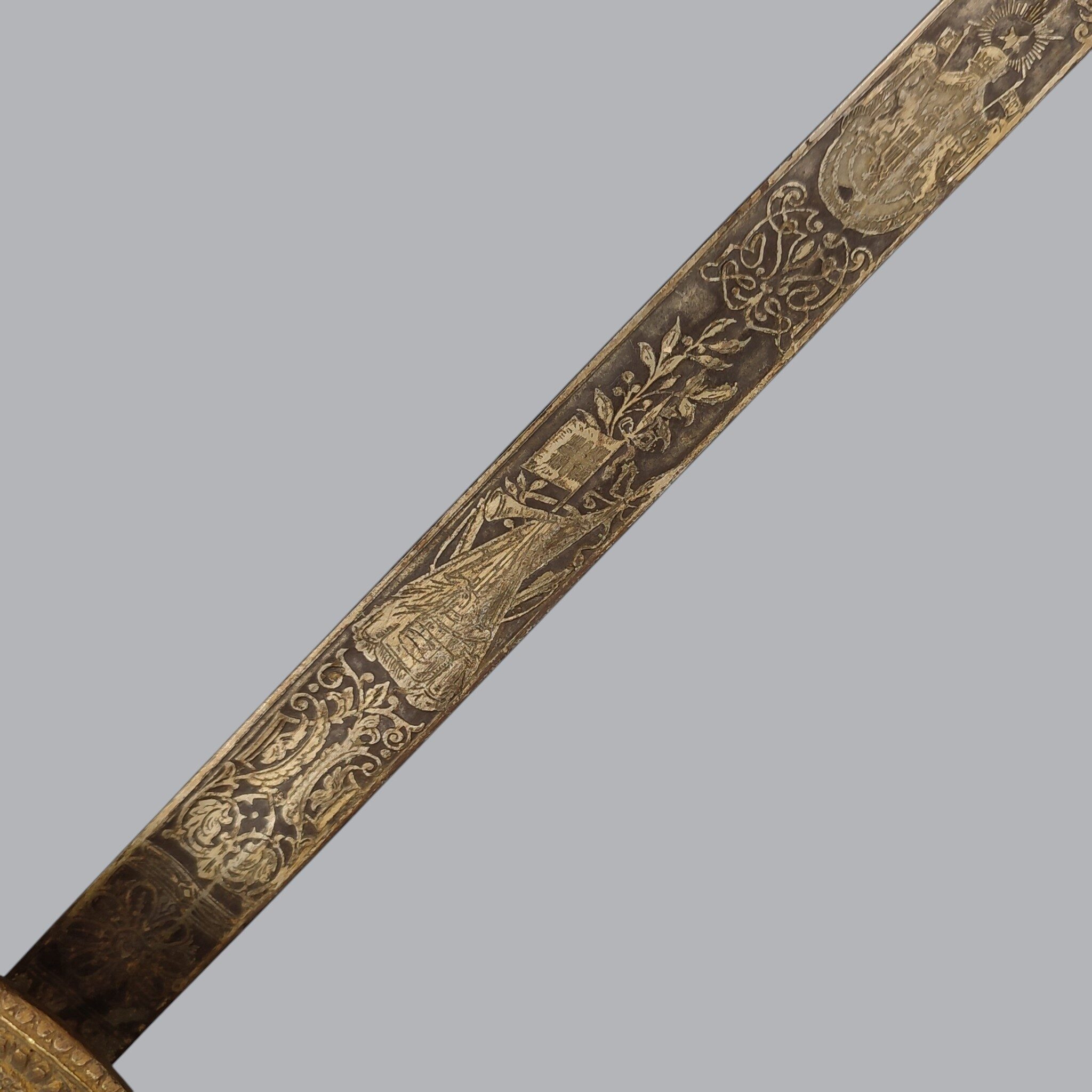 AUSTRIAN GERMAN 1850s OFFICIAL SWORD PROJECT