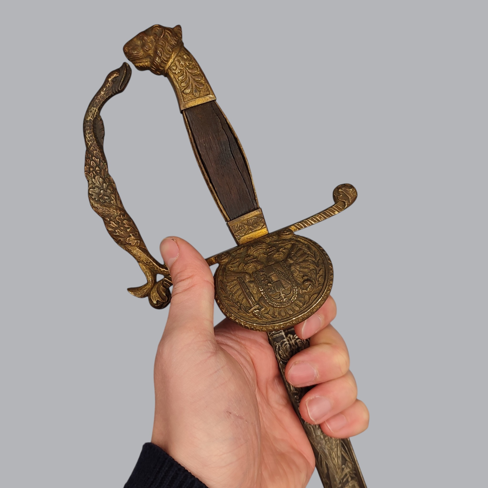 AUSTRIAN GERMAN 1850s OFFICIAL SWORD PROJECT