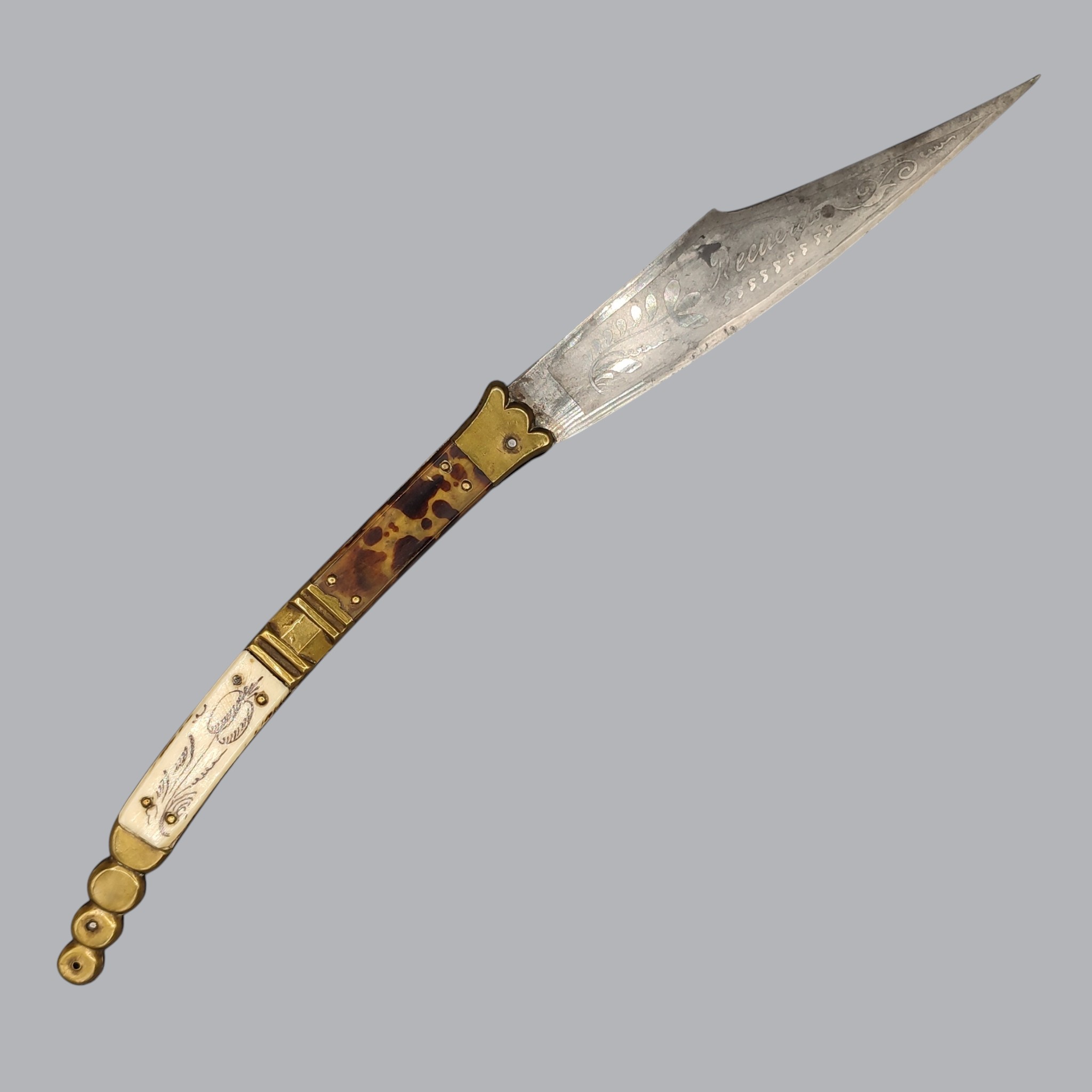 SPANISH-FRENCH RIBERON NAVAJA FOLDING KNIFE